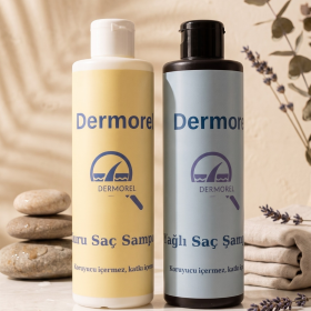 Dermorel Kuru & Yağlı Saç Şampuanı İkili Set