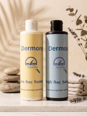 Dermorel Kuru & Yağlı Saç Şampuanı İkili Set
