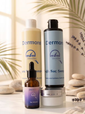 Dermorel Kuru & Yağlı Saç Şampuanı + Saç Serumu Üçlü Set